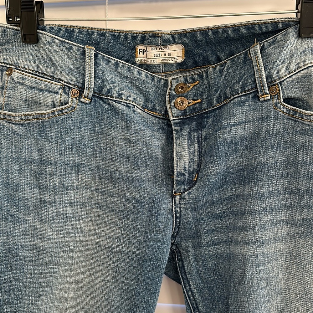 Free People denim flares sz 28  ✨